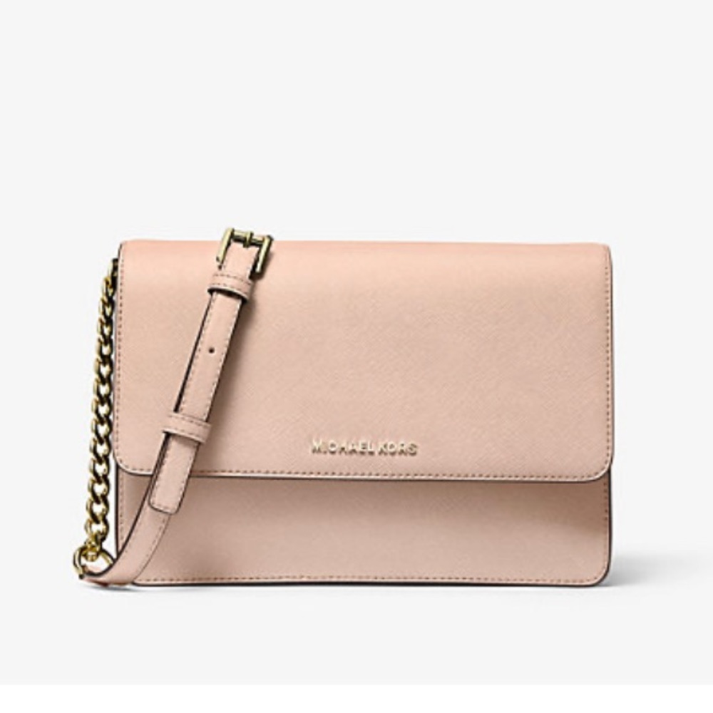 Michael Kors Daniela Large Saffiano Leather Crossbody Bag